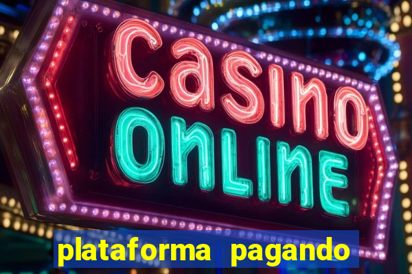 plataforma pagando no cadastro